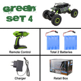 Lynrc RC Car 4WD 2.4GHz Rock Crawlers Rally climbing Car 4x4 Double Motors Bigfoot Car Remote Control Model Off-Road Vehicle Toy