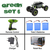 Lynrc RC Car 4WD 2.4GHz Rock Crawlers Rally climbing Car 4x4 Double Motors Bigfoot Car Remote Control Model Off-Road Vehicle Toy