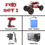 Lynrc RC Car 4WD 2.4GHz Rock Crawlers Rally climbing Car 4x4 Double Motors Bigfoot Car Remote Control Model Off-Road Vehicle Toy
