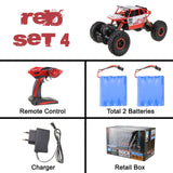 Lynrc RC Car 4WD 2.4GHz Rock Crawlers Rally climbing Car 4x4 Double Motors Bigfoot Car Remote Control Model Off-Road Vehicle Toy