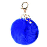 Gussy Life wholesale fashion Hot Rabbit Fur Ball Keychain Bag Plush Car Key Ring Pendant gift Chaveiro Dec622