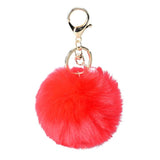 Gussy Life wholesale fashion Hot Rabbit Fur Ball Keychain Bag Plush Car Key Ring Pendant gift Chaveiro Dec622
