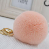 2016 New 16 ColorS trinket Keychain Pompons Keychains Fur Keychain Fluffy Key Chains For Cars Keyrings Trinkets Pom Pom Keychain