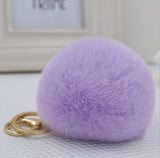 2016 New 16 ColorS trinket Keychain Pompons Keychains Fur Keychain Fluffy Key Chains For Cars Keyrings Trinkets Pom Pom Keychain