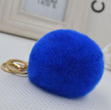 2016 New 16 ColorS trinket Keychain Pompons Keychains Fur Keychain Fluffy Key Chains For Cars Keyrings Trinkets Pom Pom Keychain