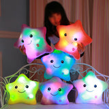 Luminous pillow Christmas Toys, Led Light Pillow,plush Pillow, Hot Colorful Stars,kids Toys, Birthday Gift YYT214-YYT218